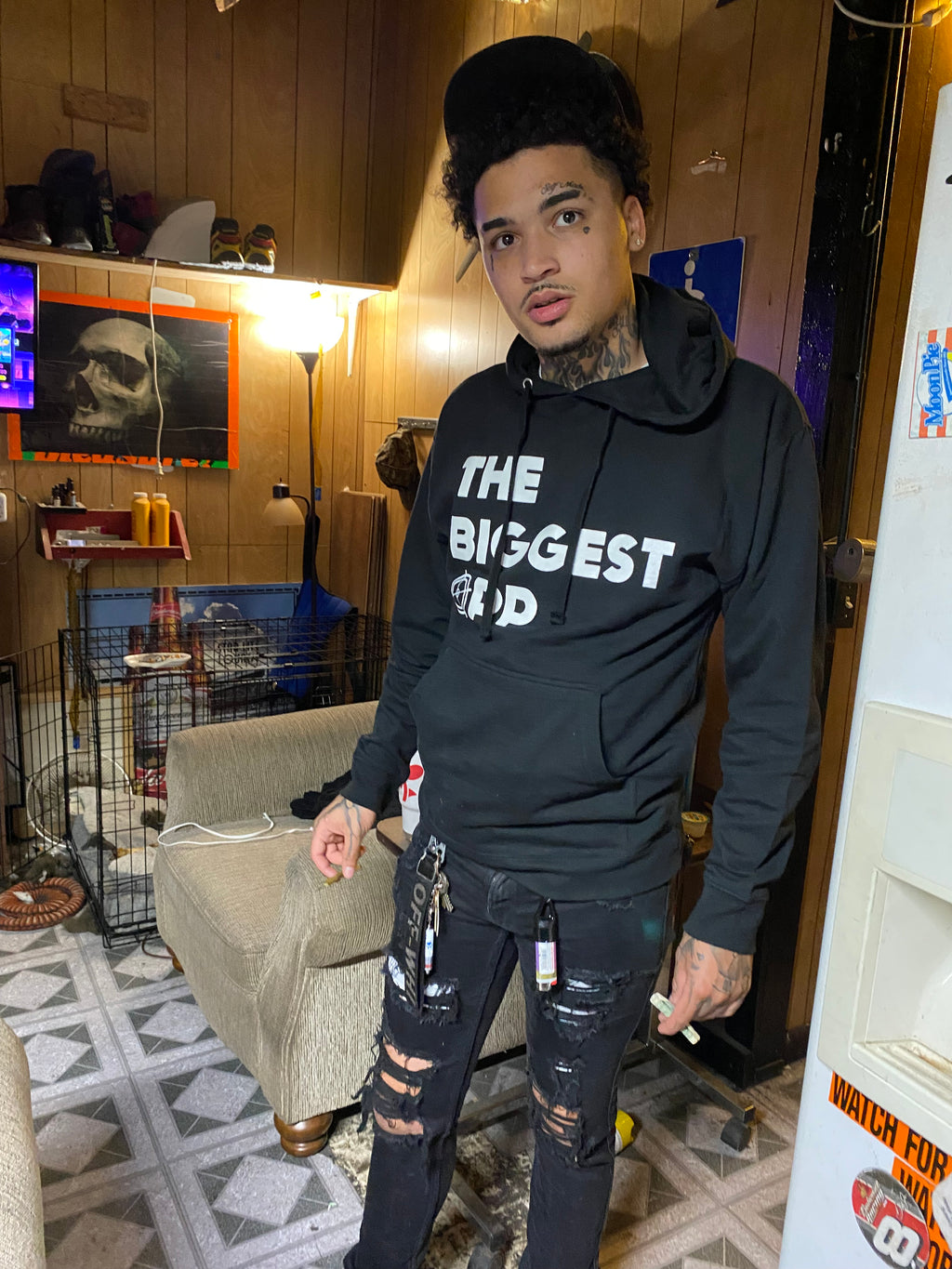 TheBiggestOppInc. Emblem Hoodie .